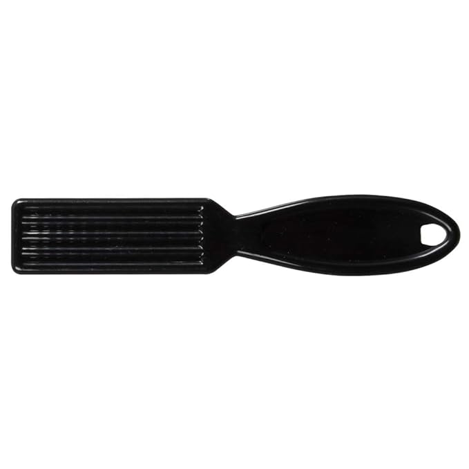 ForPro Professional Collection Premium Nail Brush, Professional Nail Scrub Brush for Cleaning Toes and Fingernails, 5.5” L, Black, 12-Count