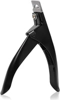 SUMAJU Professional Acrylic False Nail Clippers for Acrylic Nails Nail Tip Cutter Nail Manicure Tool (Black)
