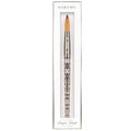Kiara Sky Acrylic Brush #18 - Black | 100% Pure Kolinsky | Crystal Cut Handle and Acetone Resistant
