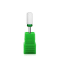 Round Head Ceramic Nail Drill Bit For Electric Nail Drill Manicure Machine Accessories Tool (Green Coarse)