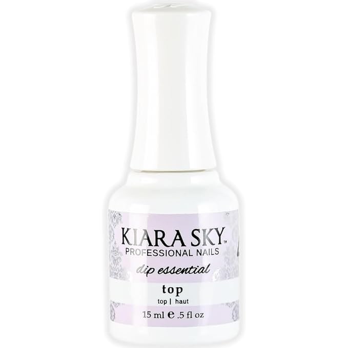 KIARA SKY Dip Manicure Nail Liquid Essentials | 0.5 fl oz | Step #4 Top Coat (creates shine, protects nails from sun’s harmful rays)