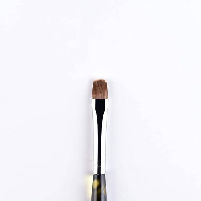 KADS Kolinsky Sable Brush 2 Way Acrylic Professional French Manicure Clean-up Brush Nail Art Brush Nail Dotting Pen (8#)