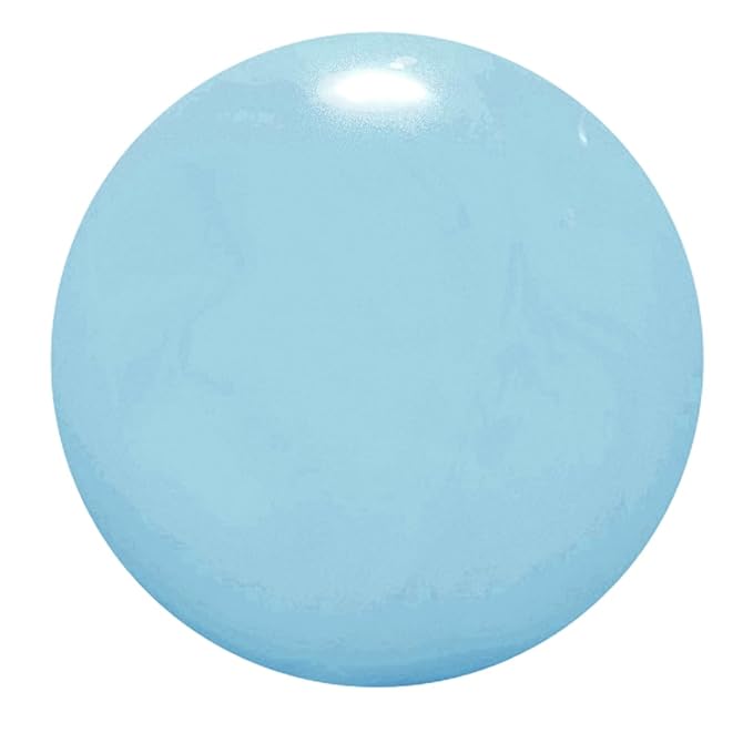 Nailberry L'Oxygéné Oxygenated Nail Lacquer | Charleston | Pastel Powder Blue Opaque Polish | UV Protected Long-Wear Nail Polish | 12-Free | Vegan | Certified Halal | Cruelty & Gluten Free | 15 ml