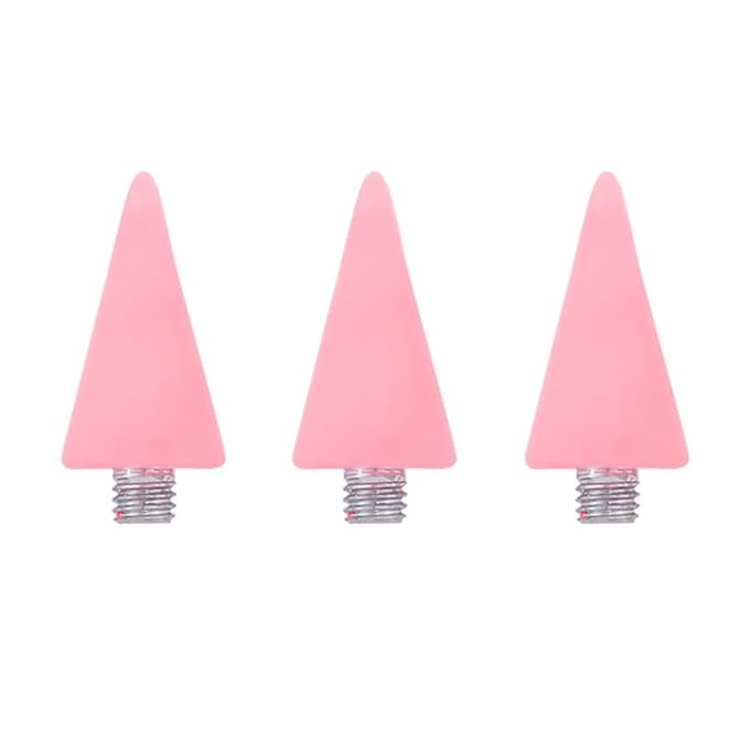 Minkissy 3pcs Nail Rhinestones Picker Wax Tips Wax Replacement Head for Dual Ended Wax Nail Rhinestones Picker Pencil Dotting Pen Studs Picker