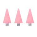 Minkissy 3pcs Nail Rhinestones Picker Wax Tips Wax Replacement Head for Dual Ended Wax Nail Rhinestones Picker Pencil Dotting Pen Studs Picker