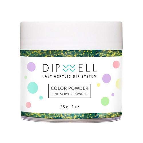 Nail DIP Powder, Glitter Color Collection, Dipping Acrylic For Any Kit or System by DipWell (GL - 22)