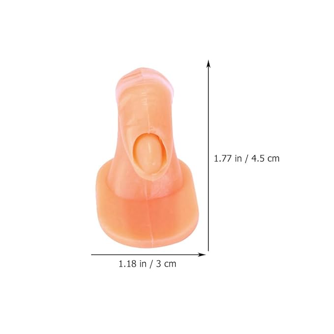 20pcs Practice Nail Art Fake Fingers Simulation Fingers for Nail Hand Easy to Carry