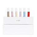 Cote Shop Côte Beauty La Palette Mini Nail Polish Discovery Set, Vegan Non-Gel Nail Polishes, Travel Size Gift Set, Clean Beauty, Made in USA, 0.4 fl oz Each, Set of 6