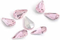 200Pcs Water Drop Nail Rhinestones Fancy Rhinestones Water Drop Nail Crystal Jewelry Making Rhinestones Suitable for DIY Crafts and Nail Art（Pink）
