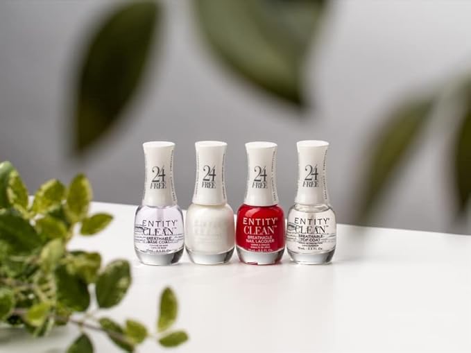 Entity Clean Holiday Nail Value Packs (Candy Cane Core) Vegan Nail Polish Set that is Halal, Cruelty-Free, and Biotin Enriched