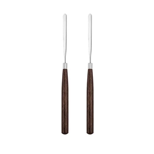 Palette Knife Painting Spatula for Oil, Acrylic Paint, Metal Painting Knife Mixing for Art, Palette Scraper for Creative Painting,Color Mixing, Smearing. 2Pc