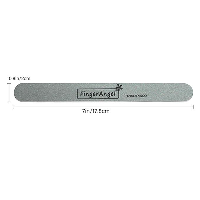 20PCS Nail File Polisher Smooth and Shiny Nail Buffer for Natural Nails Cushion Nail File 1000 and 4000 Grit