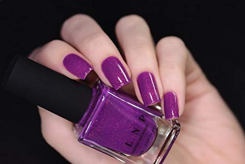 ILNP Paisley - Dark Magenta Holographic Shimmer Nail Polish