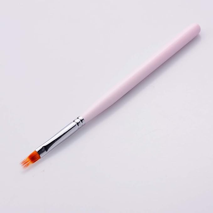 1Pc Nails Art Brush Pattern Phototherapy Acrylic UV Gel Extension Builder Gradual Color Blooming Nail Drawing Pen Soft Gradient Pink Red Black Drawing Painting Ombre Nails Art Pen