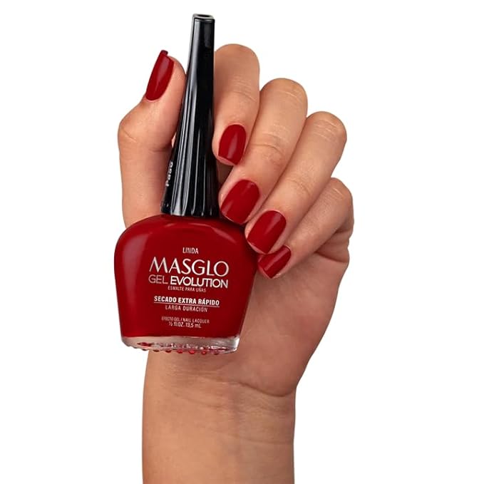 MASGLO Gel Evolution Nail Polish Patriotic Pride Set 3 PCs Shades of Differents Color - No U/V Lamp, Duration Up to 12 days