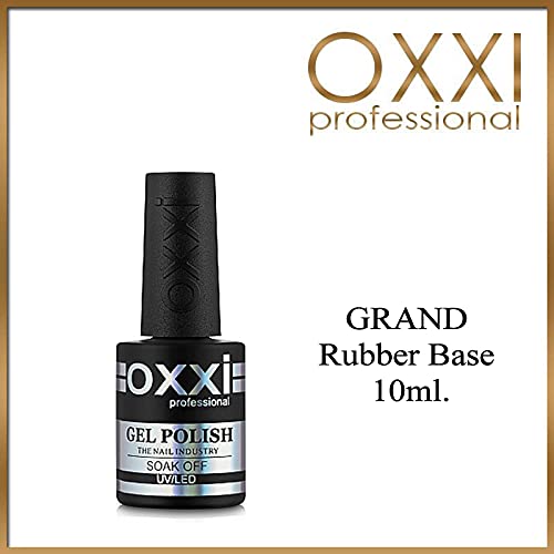 OXXI Professional SET 2in1 Rubber Base 10ml. + Top No-Wipe 10ml. (no sticky layer) / 0.34 Fl Oz Gel LED/UV Nail Polish Coat Soak Off Original NEW SIZE