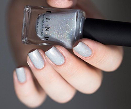 ILNP Paper Route - Light Grey Holographic Nail Polish