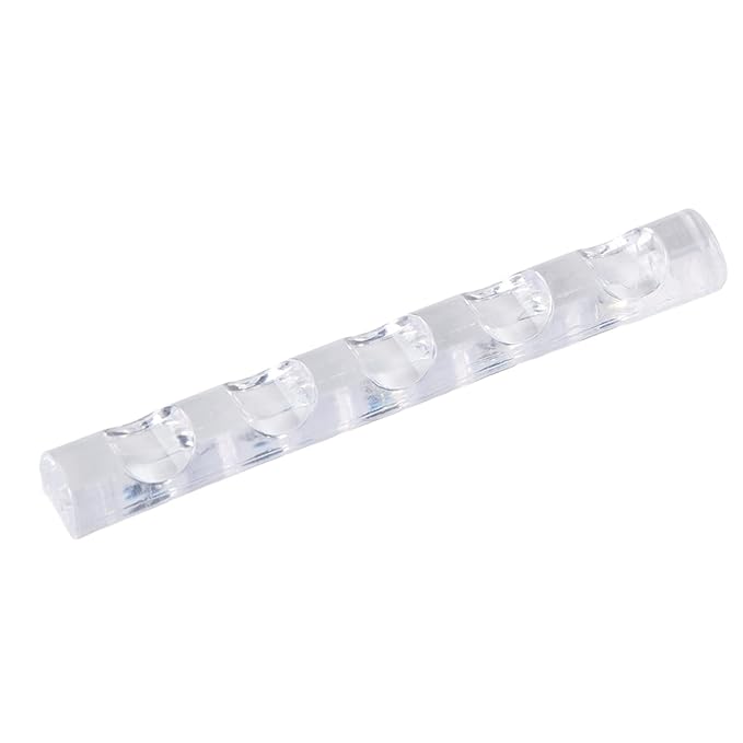 Transparent Brush Holder Nail Art Acrylic Simple Transparent Pen Brush Stand Brush Rest Brush Rest for 5 Nail Pens Gel Nails Nail Tools Nail Supplies Stylish Useful Paint brush holder Nail Art Brushes