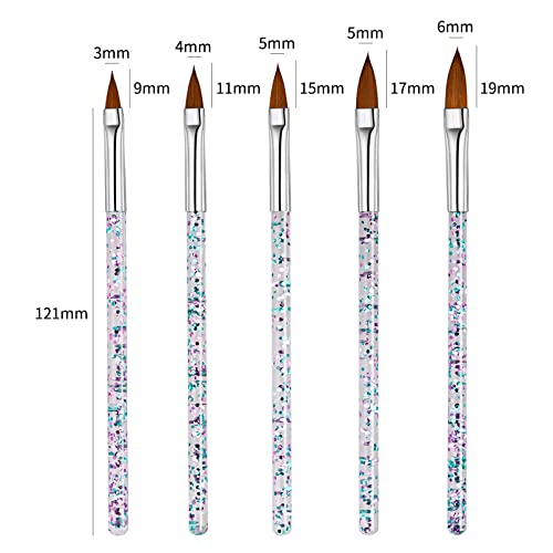 Nail Art Brushes Set, 32pcs Nail Design Painting Brushes, Professional Nail Art Design Brushes, Nail Fine Liner Brushes, Black