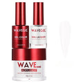 WAVEGEL Soak-Off Gel, Nail Lacquer & Acrylic/Dip Powder Matching Set - Queen Collection - #002 Royal White