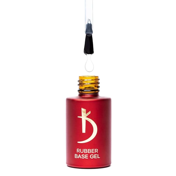 kodi professional Rubber Base Gel 7ml and No Sticky Top Coat 7ml Set Long Lasting Gel Nail Kit