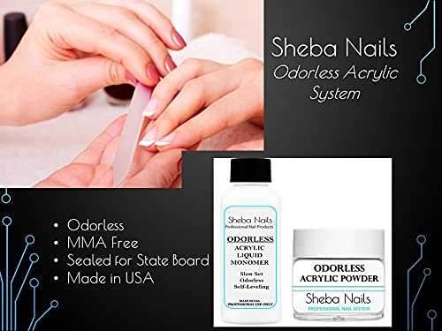 SHEBA NAILS State Board Sealed Odorless Nail Acrylic Student Kit