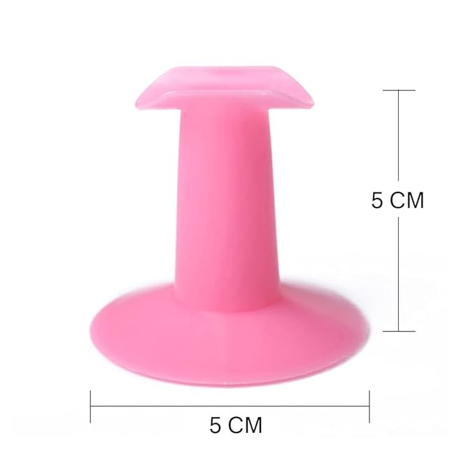 AKOAK 2 Pcs Plastic Nail Holder Finger Exercise Tool Fixed Finger Bracket Professional Painting Art Accessories DIY Nail Art Supplies