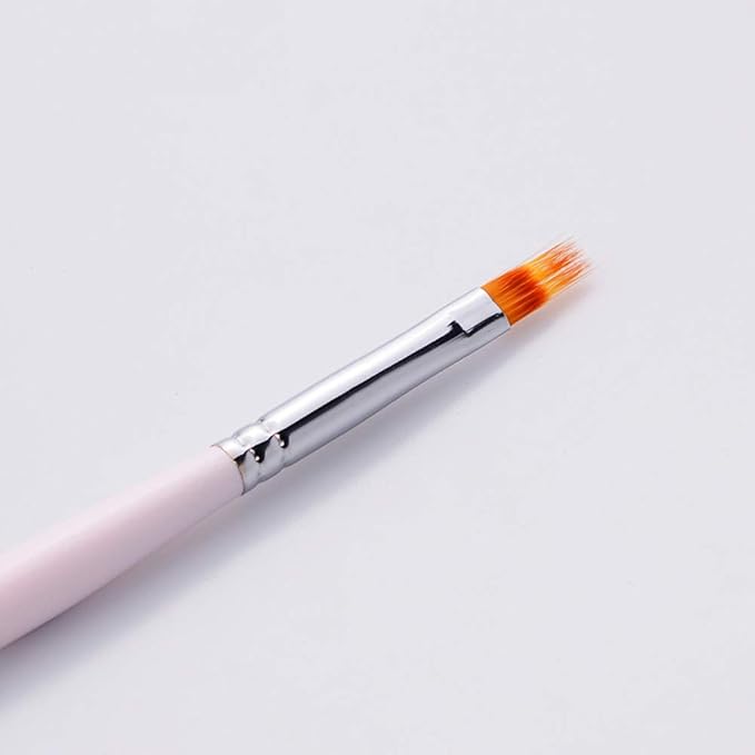 1Pc Nails Art Brush Pattern Phototherapy Acrylic UV Gel Extension Builder Gradual Color Blooming Nail Drawing Pen Soft Gradient Pink Red Black Drawing Painting Ombre Nails Art Pen