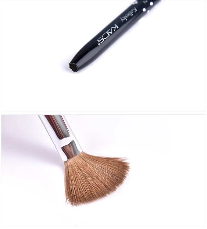 Size 18# Black 100% Kolinsky Sable Acrylic Nail Art Brushes UV Gel Nail Painting Pen Brushes (Size 18)