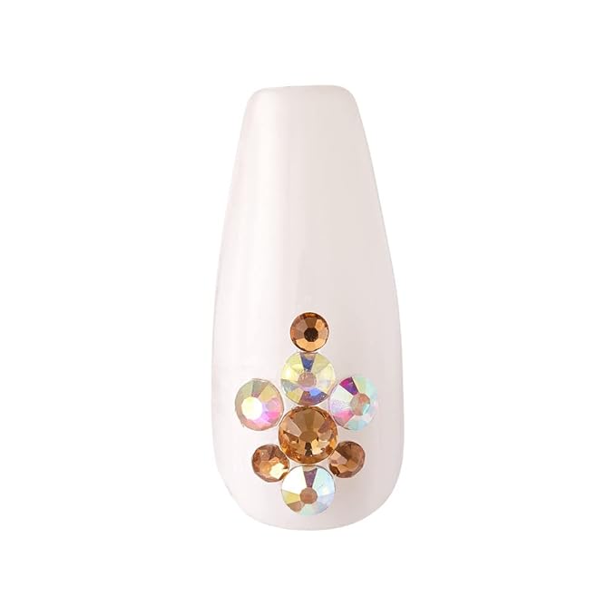 KISS Jelly Fantasy On-Trend Translucent, Long Sculpted Press On Fake Nails Kit, Style “Jelly Pop”, with Pink Gel Glue, Mini File, Manicure Stick, & 28 Glue On Nails