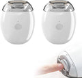 Electric Automatic Nail Clipper & Grinder: Rechargeable Fingernail Trimmer with LED Light - 3-Speed Quiet Nail Care Tool for Adults, Seniors & Babies (2 pcs)