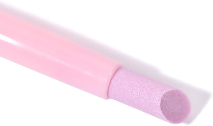 KADS 10Pcs Pumice Stone Nail File Cuticle Stone Pusher Nail Sanding Sticks Nail Art Pen Cuticle Remover Trimmer (Pink 10Pcs)
