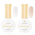 Daily Charme Charme Gel Nail Polish Milk Bath & Irish Cream Duo Bundle 15ml/bottle Soak Off UV/LED Gel Nail Polish Home DIY/Nail Salon Manicure