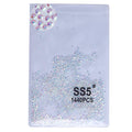 PrettyG 2880pcs SS5 Nail Crystals Bare AB Nail Art Sparkly Round Flatback Rhinestones, Non-Self-Adhesive Bab-S5