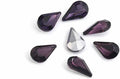 200Pcs Water Drop Nail Rhinestones Fancy Rhinestones Water Drop Nail Crystal Jewelry Making Rhinestones Suitable for DIY Crafts and Nail Art（Purple2）