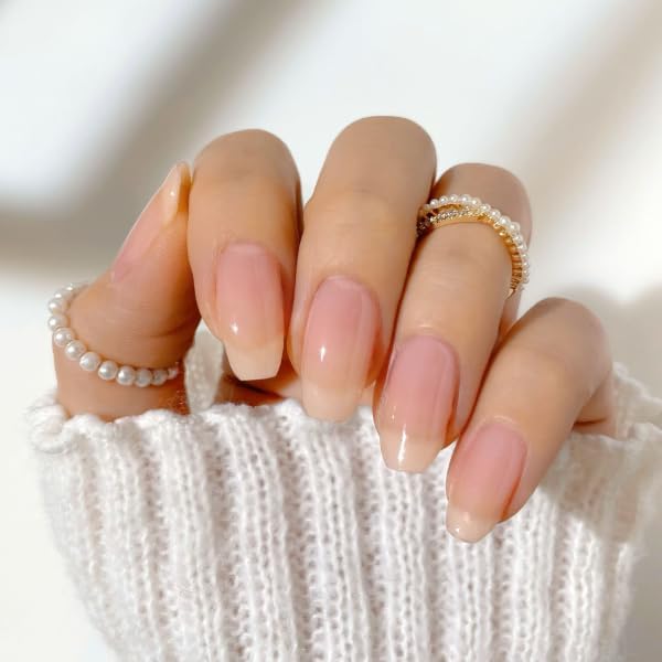 Semi Cured Gel Polish Strips | 24pc UV LED Required Wraps | Gift Peel and Stick Nails | Coquette DIY Home Manicure | Press On Alternative (High Maintenance)