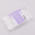 Mia Secret Soak off Soft Gel Nail Tip MADE IN USA for Salon and DIY (White Peony, Almond)