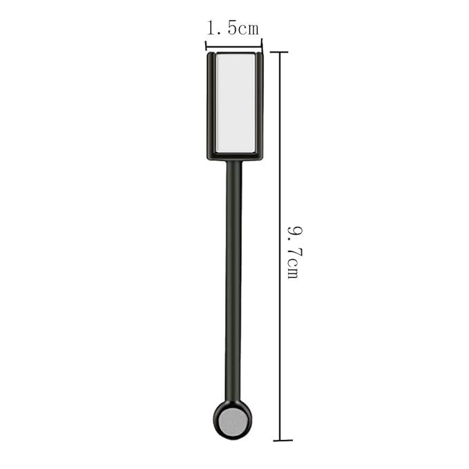 2 Pieces Magnet Stick Double-head Nail Magnet Stick Cat Eye Magic Magnet Stick for 3D Magnetic Cat Eye Gel Magic Nail Art Manicure Tool, Black