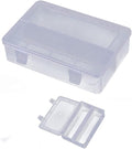 Plastic Nail Art Tools Organizer Nail Brushes Container Case Manicure Tools Holder Double Layers Large Capacity Nail Tools Storage Box (clear)