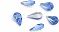 200Pcs Water Drop Nail Rhinestones Fancy Rhinestones Water Drop Nail Crystal Jewelry Making Rhinestones Suitable for DIY Crafts and Nail Art（Light Blue1）