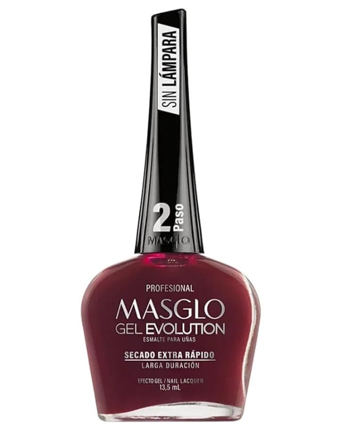 MASGLO GEL EVOLUTION Nail Polish Gel Effect, No UV/Led Lamp Required, Duration up to 12 day, 3 PCs Colors - Effecto Gel sin lampara UV/Led (ORIGINAL, PROFESIONAL, NIEVE)