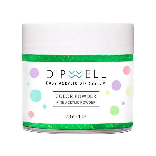 Nail DIP Powder, Glitter Color Collection, Dipping Acrylic For Any Kit or System by DipWell (GL - 35)
