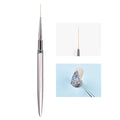 100% Kolinsky Sable Nail Art Striping Brush Liner Pen for Nail Art Design Drawing Painting Professional Manicure Tool for Salon&DIY (Liner Brush 3#)