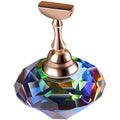 Tvoip 1Pcs Magnetic Nail Holder Practice Training Display Stand Acrylic Crystal Holders Alloy False Nail Tip Salon DIY Manicure Tools