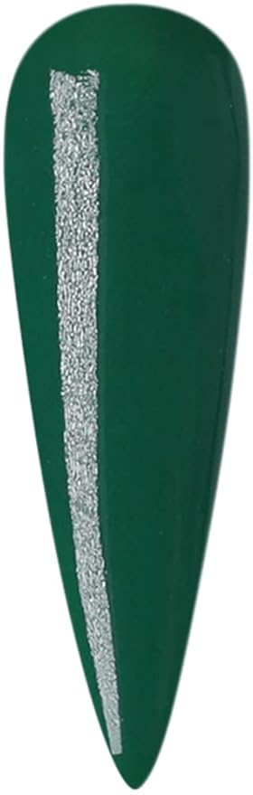 WAVEGEL Soak-Off Gel, Nail Lacquer & Acrylic/Dip Powder Matching Set - Princess Collection - #57 Dark Emerald
