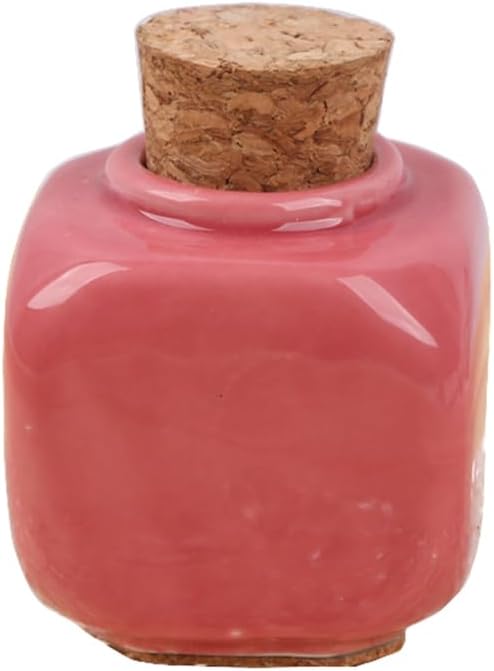 Porcelain Material Nail Art Acrylic Glass Dappen Dish Powder Liquid Bowl Holder Container With Soft Wooden Lid Nail Art Accessories (pink)