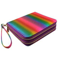 120 Slots Nail Stamping Plate Holder Case Laser Style Manucure Rectangular Nail Art Plate Organizer avec Double Zipper Nail Template Case