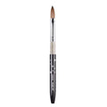 Size 14# Black 100% Kolinsky Sable Acrylic Nail Art Brushes UV Gel Nail Painting Pen Brushes (Szie 14)