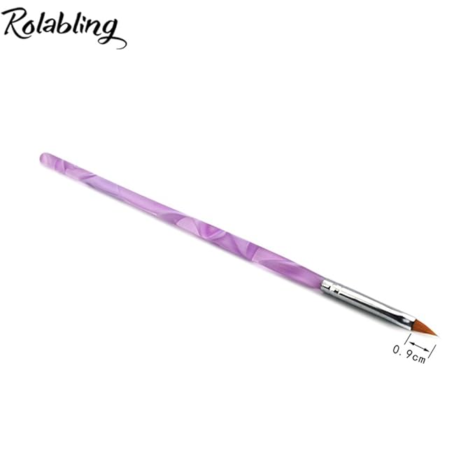 6pcs Spiral Nail Brushes Nail Art Painting Drawing Pen Brush Tips Tools Set