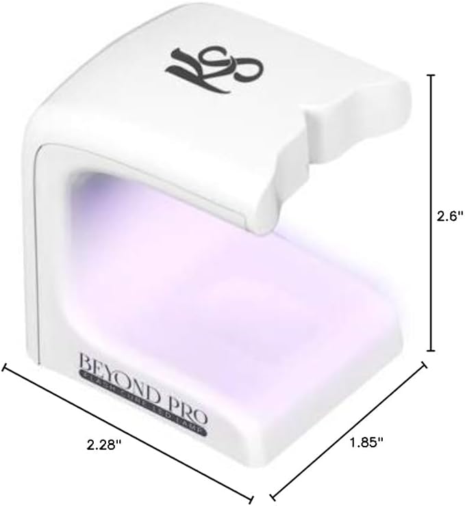 Kiara Sky UV Nail Lamp, LED Nail Lamp, Cordless & Rechargeable Nail Dryer Flash Cure UV Light Bundle - Minilamp with Sensor